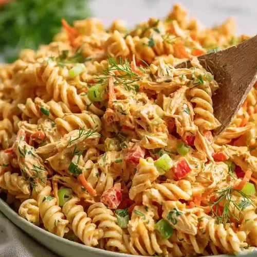 Buffalo Chicken Pasta Salad