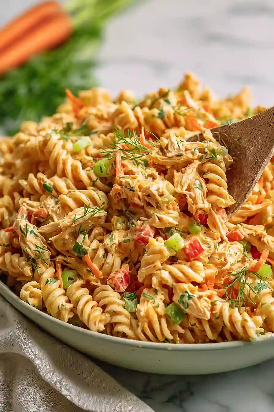 Buffalo Chicken Pasta Salad