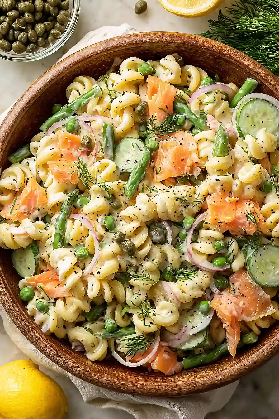 Smoked Salmon Pasta Salad