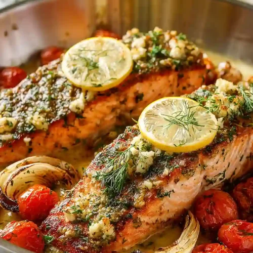 Lemon Herb Mediterranean Salmon