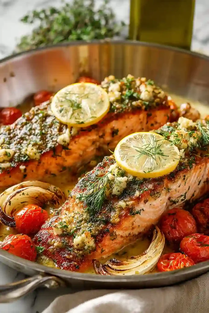 Lemon Herb Mediterranean Salmon
