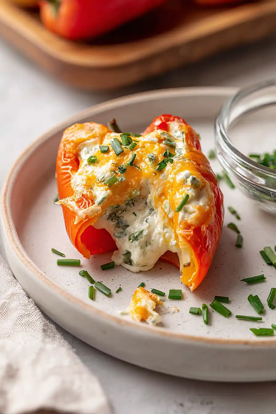 cream cheese stuffed mini peppers