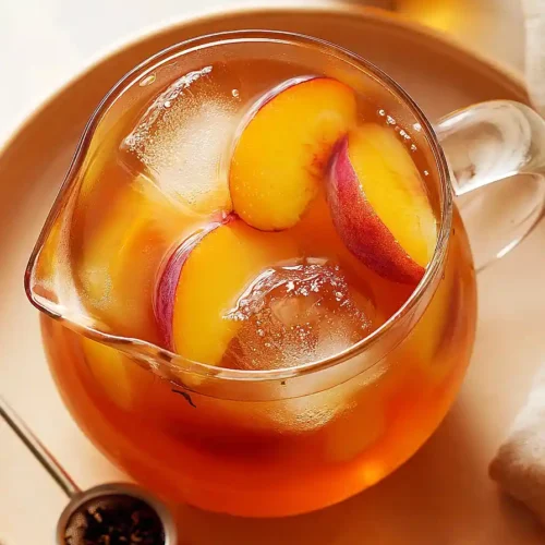 peach tea