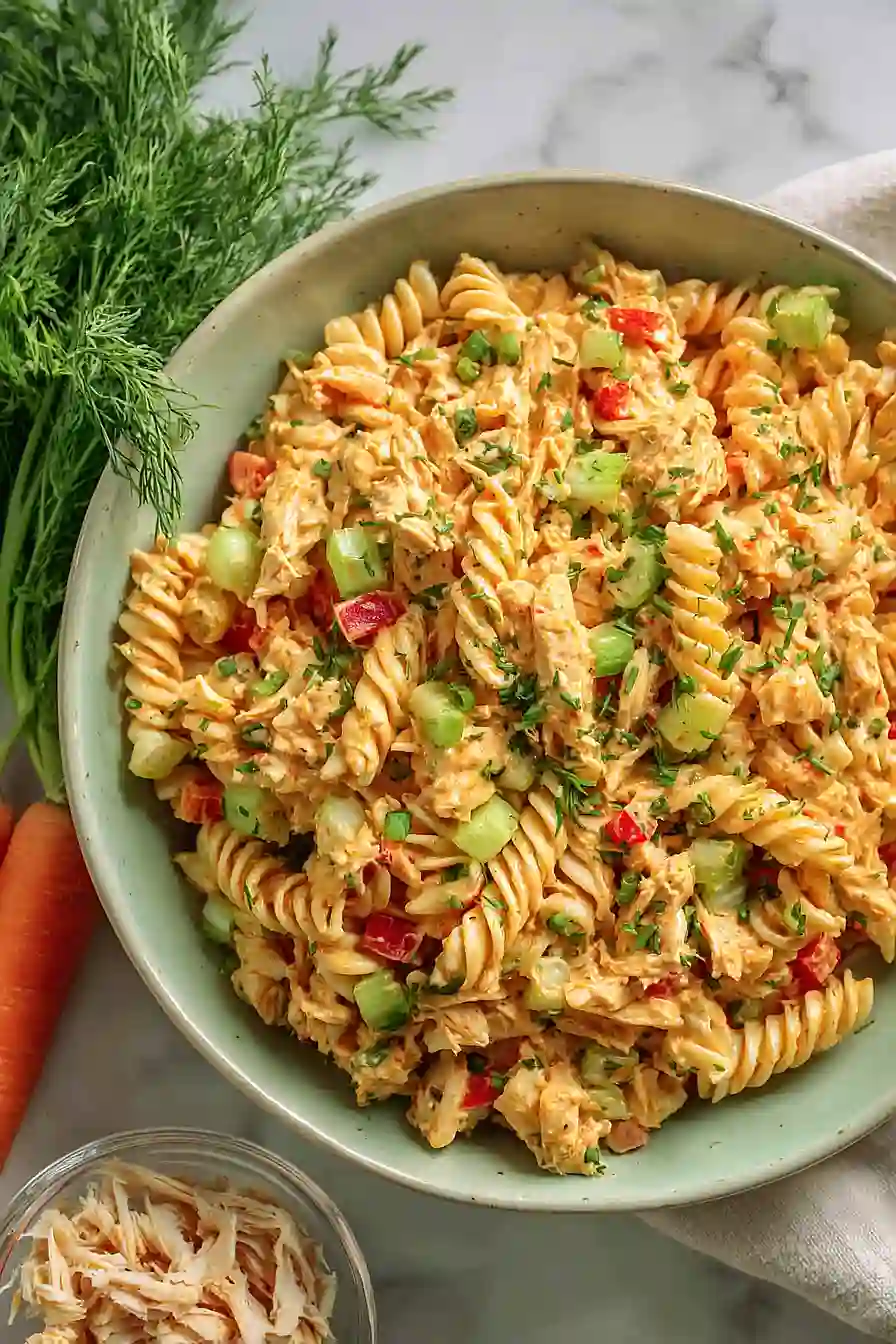 Buffalo Chicken Pasta Salad