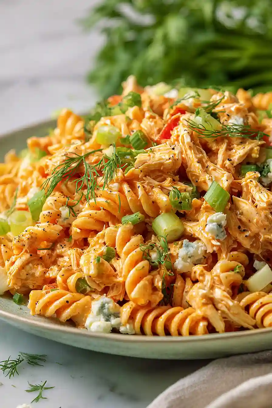 Buffalo Chicken Pasta Salad