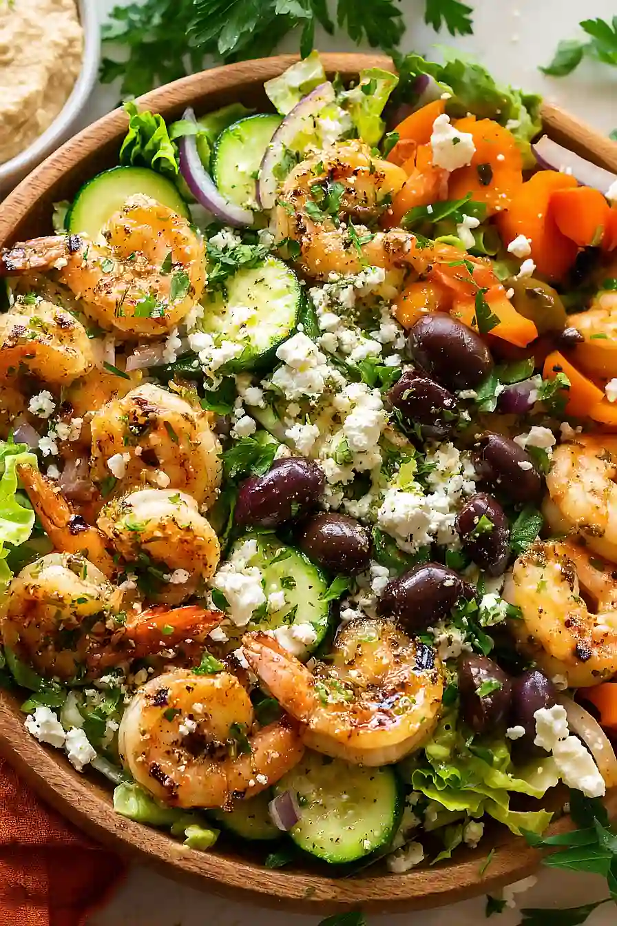 Mediterranean Shrimp Bowls