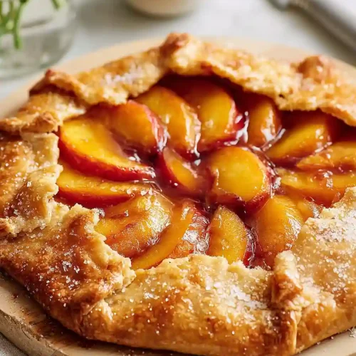 peach galette