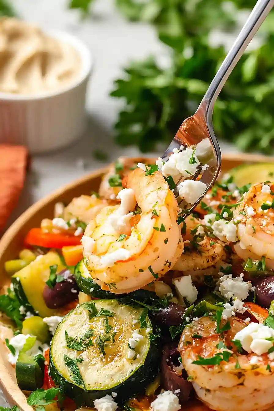 Mediterranean Shrimp Bowls